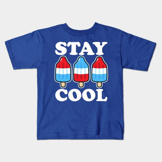 Stay Cool Rocket Pop Red White and Blue Popsicle Summer
